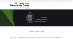 Desktop Screenshot of amatlan.gob.mx